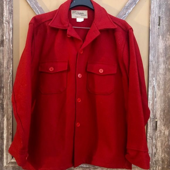 Chippewa Woolen Other - Vtg 60s Chippewa Traverse Bay Heavy Wool Jacket M